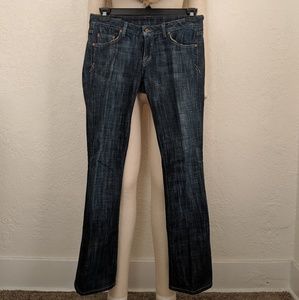 Dark Wash Designer Denim Pants